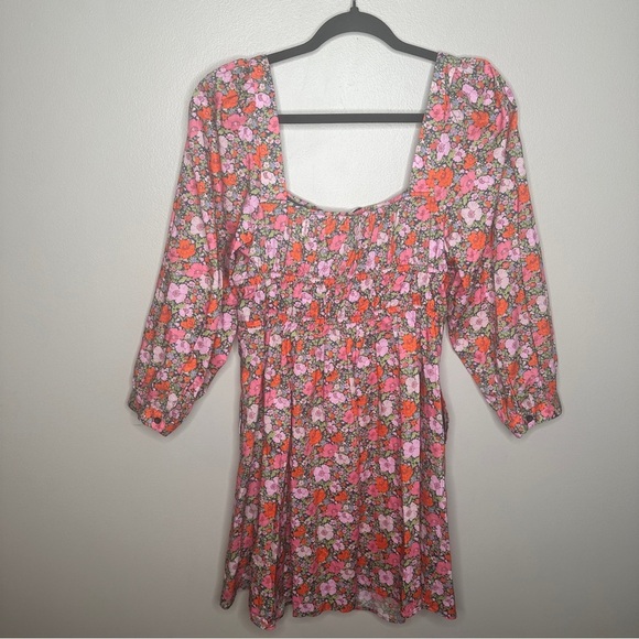 J. Crew Cinched-waist Organic Cotton Dress in Liberty® Meadow Song  NWT - Picture 3 of 7